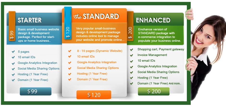 Web Design Price List website Design Cost In India affordable Website 